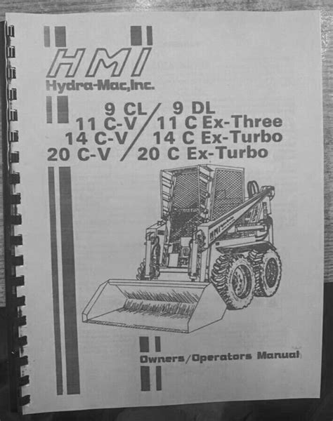 hydra-mac skid steer service manual|skid steer replacement parts.